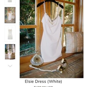 Nana Jacqueline Elsie Dress-off white NWT